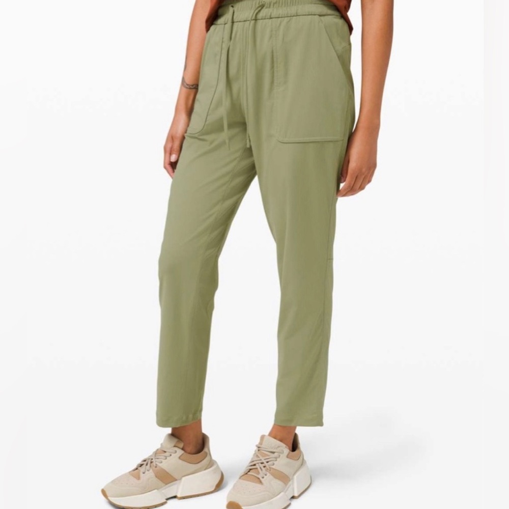 Lululemon drawstring waist striped pants